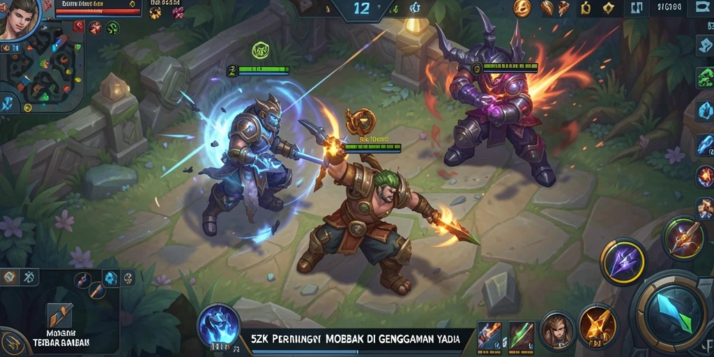 Tampilan gameplay menarik dari 5ZK dengan karakter yang beragam.