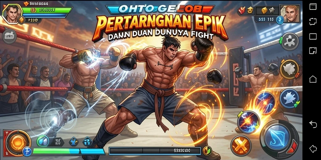 Tangkapan layar utama OHTOGEL menampilkan serangan pertarungan yang mendebarkan.