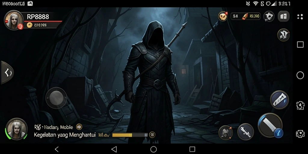 Screenshot utama RP8888 dengan suasana Horror yang menegangkan.