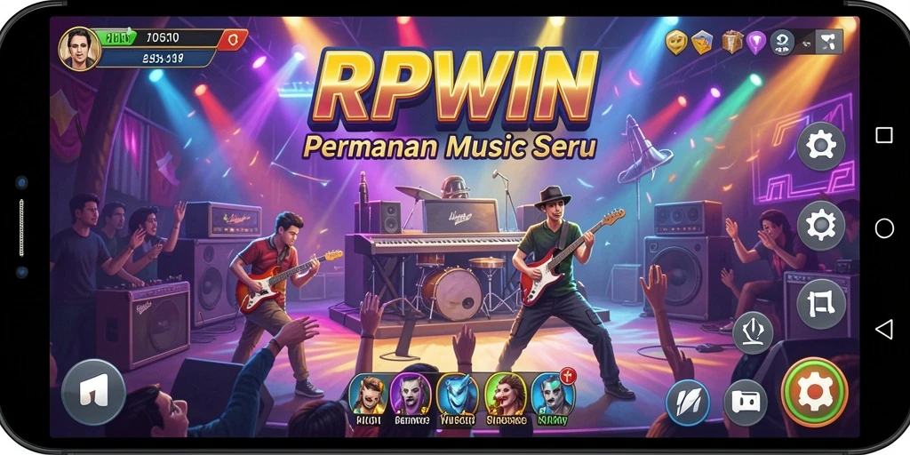 Tampilan gameplay RPWIN yang penuh energi dan interaktif.