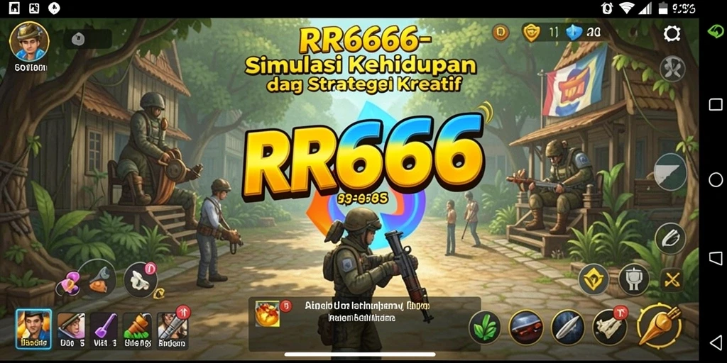 Tampilan gameplay RR666 yang menakjubkan dan interaktif.
